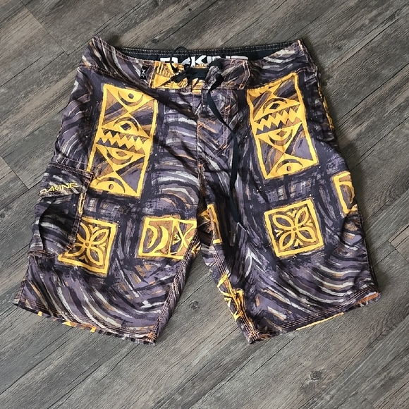 Dakine Other - Dakine sz 30 "   Board Shorts EUC Gold/Brown 10"